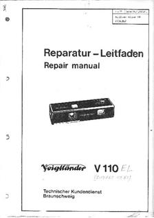 Voigtlander Vitoret 110 EL manual. Camera Instructions.